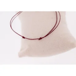 Bracelet Zoé - Doré & Prune