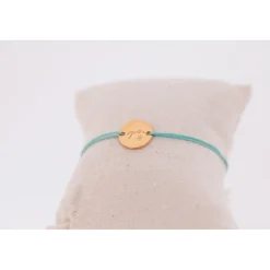 Bracelet Zoé - Doré & Turquoise