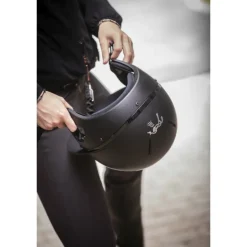 Casque Pénélope by Freejump Visière Longue - Noir Mat