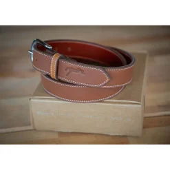 Ceinture Initial - Cognac
