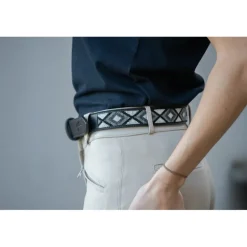 Ceinture Pearl - Noir & blanc