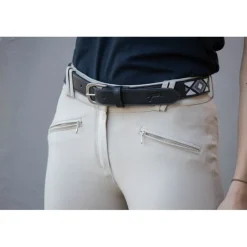 Ceinture Pearl - Noir & blanc