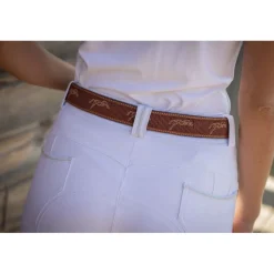 Ceinture Pearlog - Cognac & Caramel