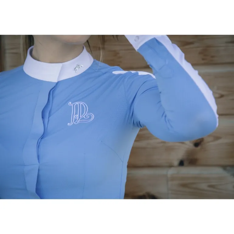 Chemise de Concours Showshirt - Bleu Artic
