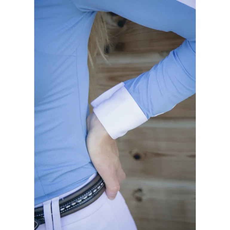 Chemise de Concours Showshirt - Bleu Artic