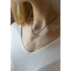 Collier Équestre Grand Modèle - Doré