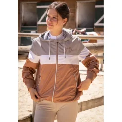 Coupe-Vent Celecce - Caramel & Gris