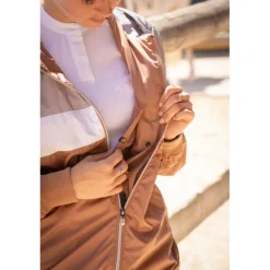 Coupe-Vent Celecce - Caramel & Gris