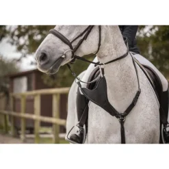 Flèche de Martingale Bip Plain Élastique - Noir