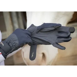 Gants d'équitation compétition - Marine
