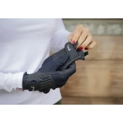 Gants d'équitation compétition - Marine