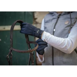 Gants d'Équitation confort - Marine