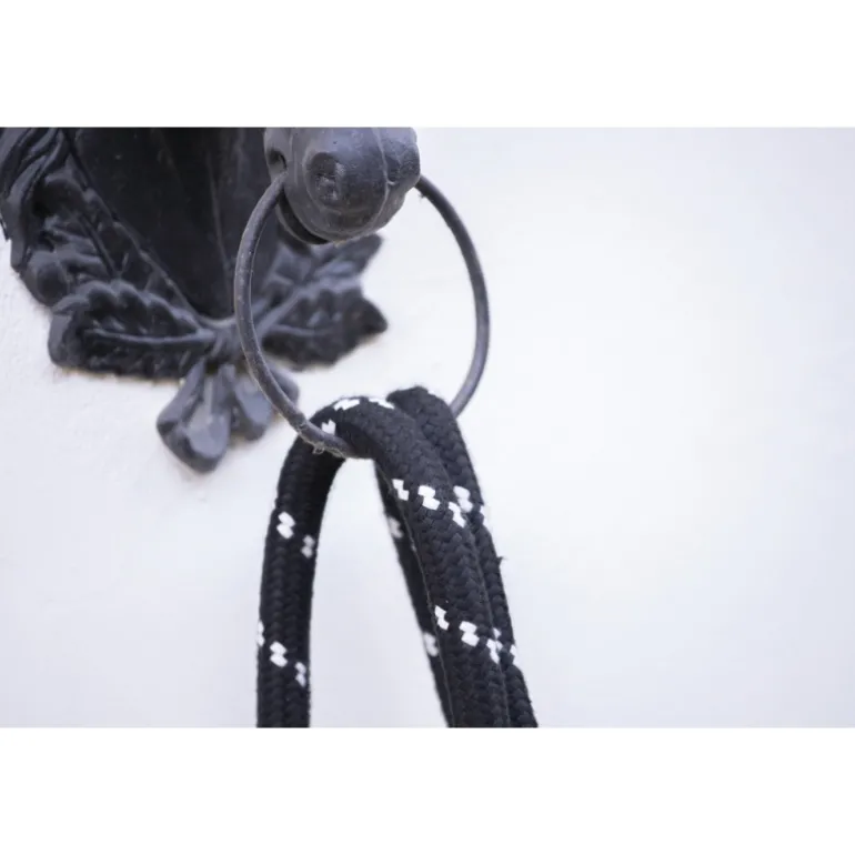 Longe Corde - Noir & Cuir Havane