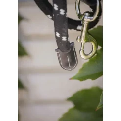 Longe Corde - Noir & Cuir Noir