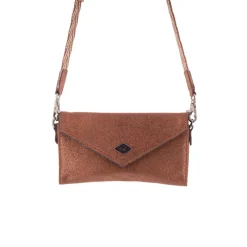 New Phone Pocket - Cognac Glitter