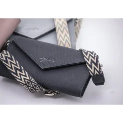 New Phone Pocket Perforée - Marine