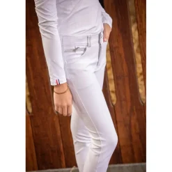 Pantalon d'Équitation Eden by Pénélope Fun Blanc - Enfant