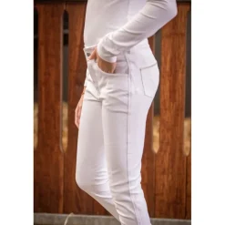 Pantalon d'Équitation Eden by Pénélope Fun Blanc - Enfant