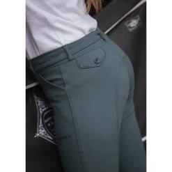 Pantalon d'Équitation Élégance Eden by Pénélope Vert Forêt - Enfant