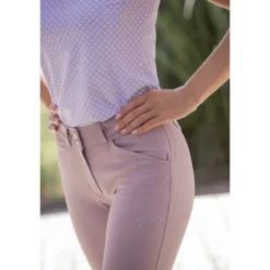 Pantalon d'Équitation Élégance - Rose Poudré