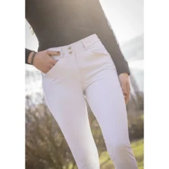 Pantalon d'Équitation Élégance - Blanc
