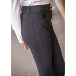 Pantalon d'Équitation Élégance Noir - Enfant