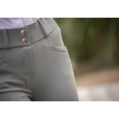Pantalon d'Équitation Majestic - Vert Sauge