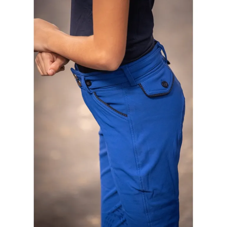 Pantalon d'Équitation Point Sellier Eden by Pénélope Olympic Blue - Enfant