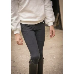 Pantalon d'Équitation Romy Gris Chiné - Enfant