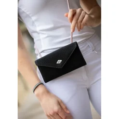 Pochette Pénélope phone pocket mesh - Noir