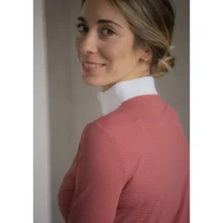 Polo de Concours Florence Manches Longues - Terracotta