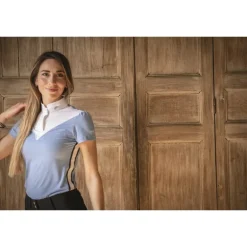 Polo de Concours Moon - Bleu Artic