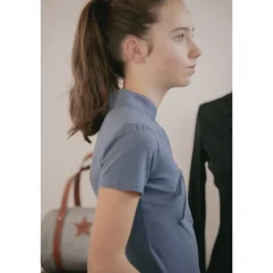 Polo Iliana Bleu Gris - Enfant