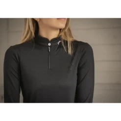 Polo Manches Longues Techpy - Noir