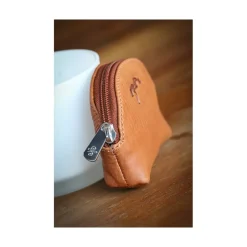 Porte monnaie Pénélope - Cognac