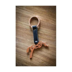 Porte-clefs Tibou - Noir & rose gold