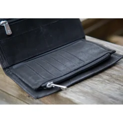 Portefeuille Bertille - Noir Glitter