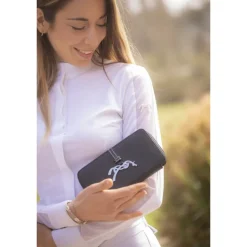 Portefeuille Vittoria - Noir