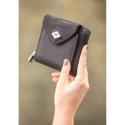 Porte-monnaie Clémence - Noir Glitter