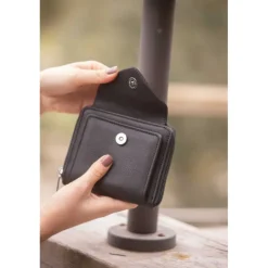 Porte-monnaie Clémence - Noir Glitter