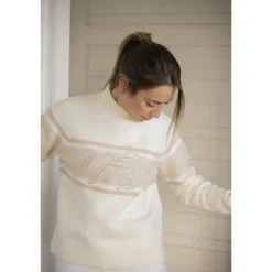 Pull Noris - Beige & Camel