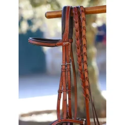 Rênes tressées US - Noisette