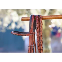 Rênes tressées US - Noisette