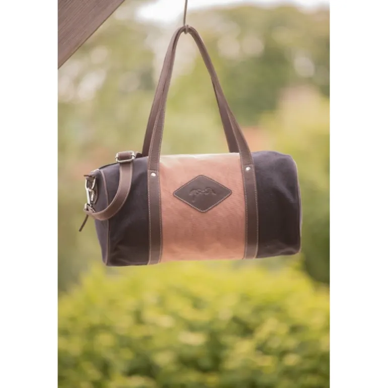 Sac Canvas Bowl Moyen Modèle - Rose & Noir
