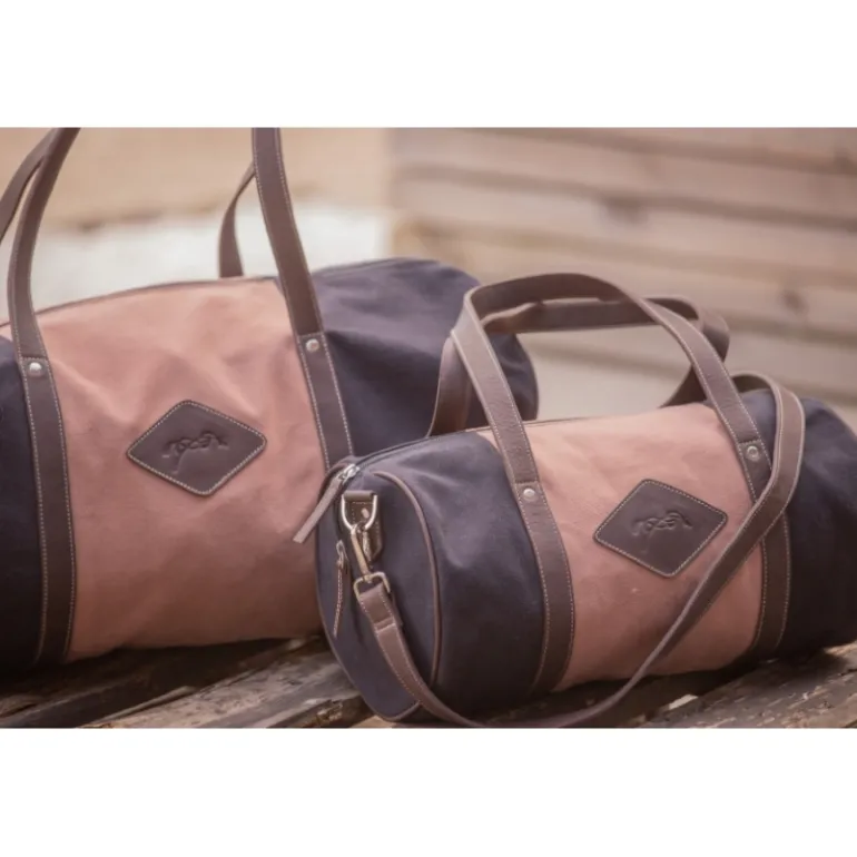 Sac Canvas Bowl Moyen Modèle - Rose & Noir
