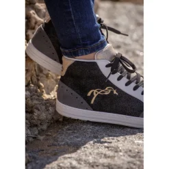 Sneakers Hautes Jupiter - Noir & Gris