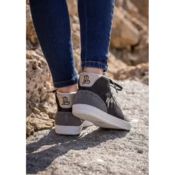 Sneakers Hautes Jupiter - Noir & Gris