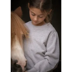 Sweat Cassou Eden by Pénélope Gris Chiné - Enfant