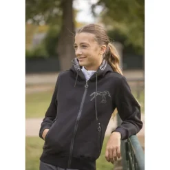Sweat Fluore Noir - Enfant
