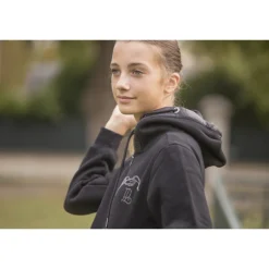Sweat Fluore Noir - Enfant